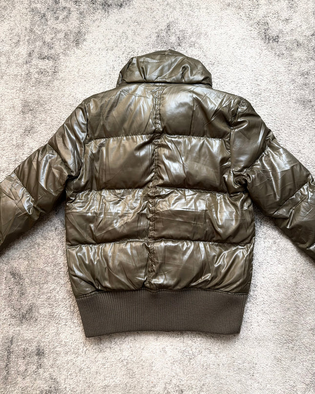 PURPLE YELLOW "ARCHIVE SHELL" PUFFER