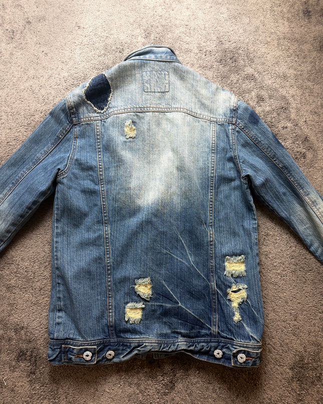 JACKROSE "BROKEN FADE" DENIM JACKET