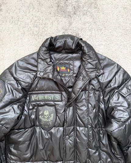 SKULL JEANS "BLACK ALCHEMIST" PUFFER