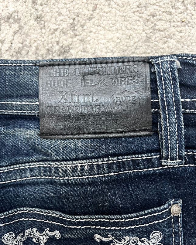 XFRM "BAROQUE STREET WRATH" SLIM FIT DENIM