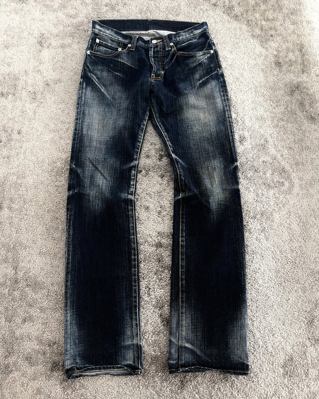 TAKEO KIKUCHI "NOIR FADE" DENIM (S)