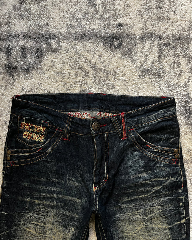 SKY BOMBER GRAPHIC DENIM