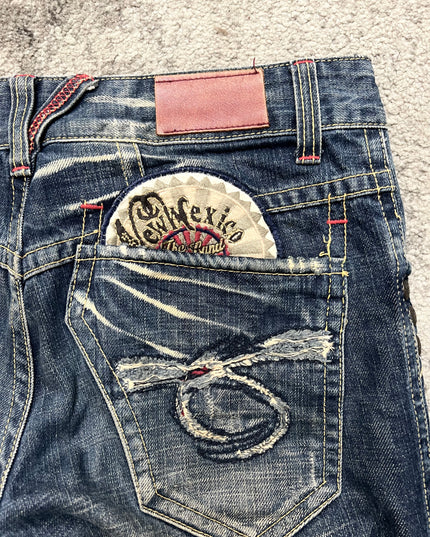RED PEPPER "SHADOW BURN" DENIM