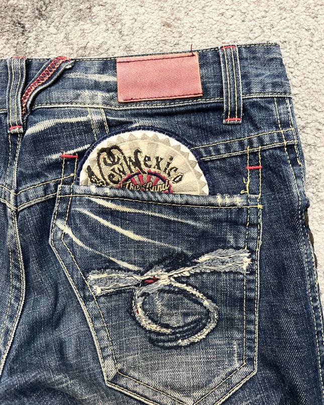 RED PEPPER "SHADOW BURN" DENIM