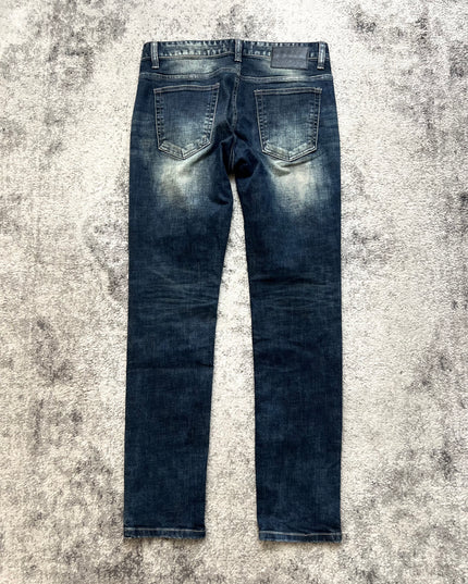 COOK JEANS "TWILIGHT SCAR" SLIM FIT DENIM