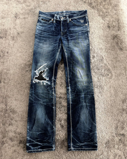 DELAY "SHADOW FADE CRASH" DENIM (S-M)