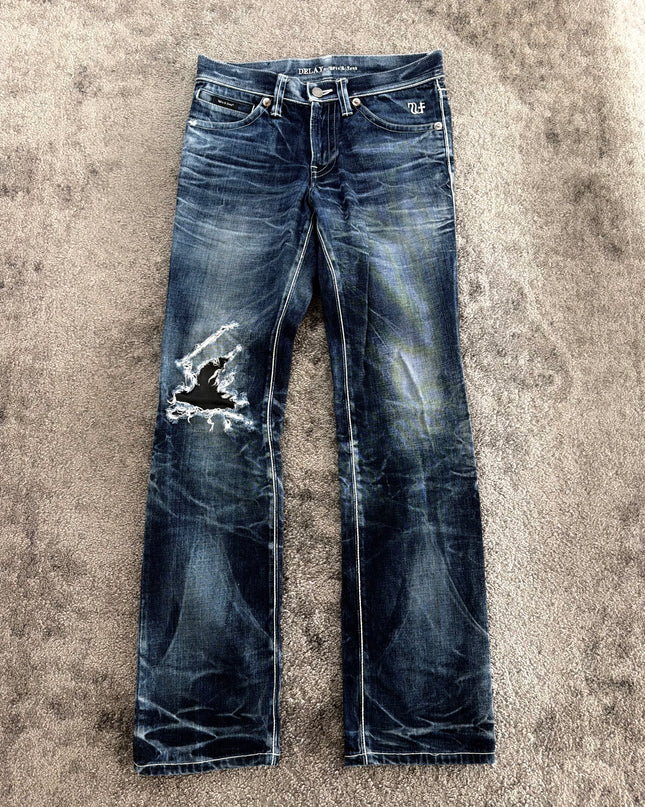 DELAY "SHADOW FADE CRASH" DENIM (S-M)