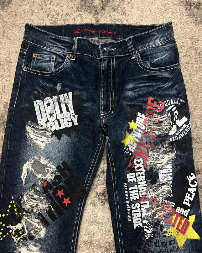 DOLLY POLICY "PROPAGANDA" DENIM