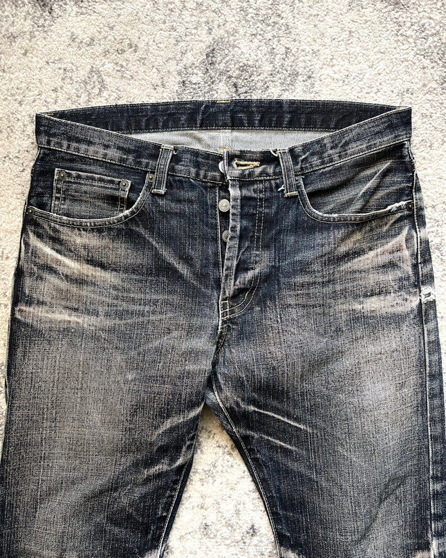 TAKEO KIKUCHI DARK WASHED DENIM