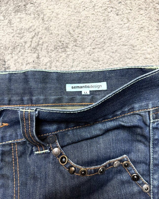 SEMANTIC DESIGN "TWISTED INDIGO" DENIM