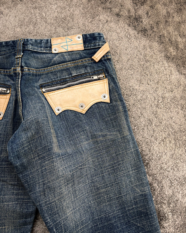JEANNE D ART "REBEL PANEL" DENIM (S-M)