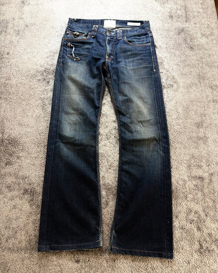 TAVERNITI "SHADOW INDIGO" DENIM