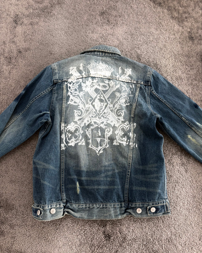 THREE STONES "DUST FADE" DENIM JACKET (S-M)
