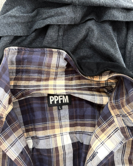 PPFM "LAYERED HOOD" FLANNEL (M)