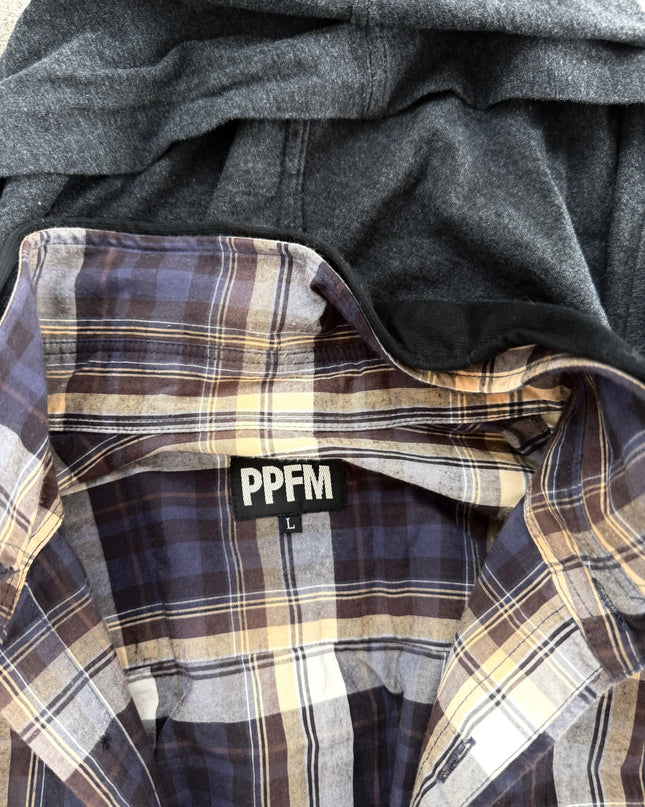 PPFM "LAYERED HOOD" FLANNEL (M)