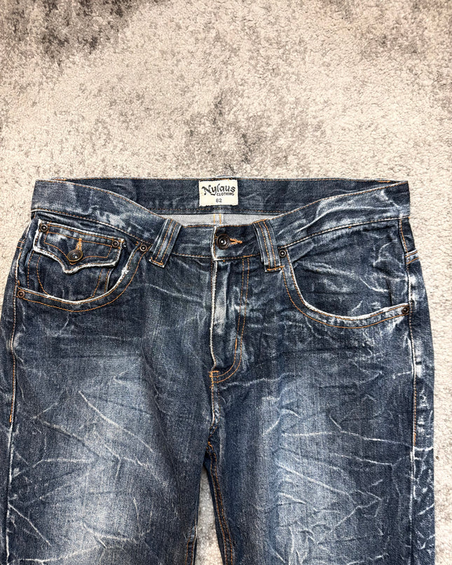 NYLAUS "SHATTERED INDIGO" DENIM