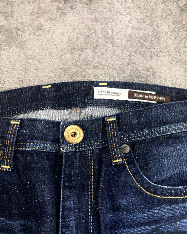 BACKNUMBER "RAW INDIGO" DENIM (M)