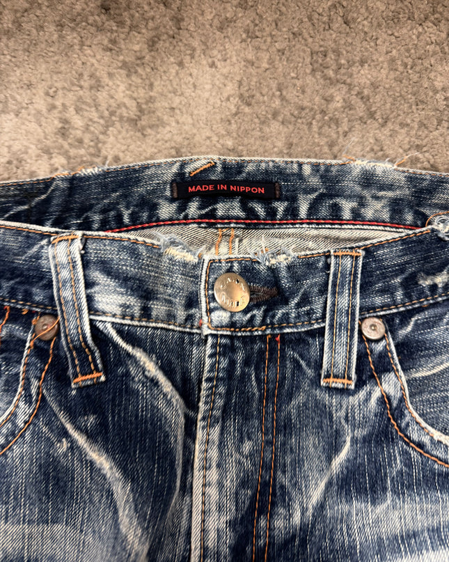 BLUE WAY "FADED VOLTAGE" DENIM