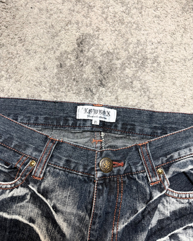 LOWBOX "CRACKED HORIZON" DENIM