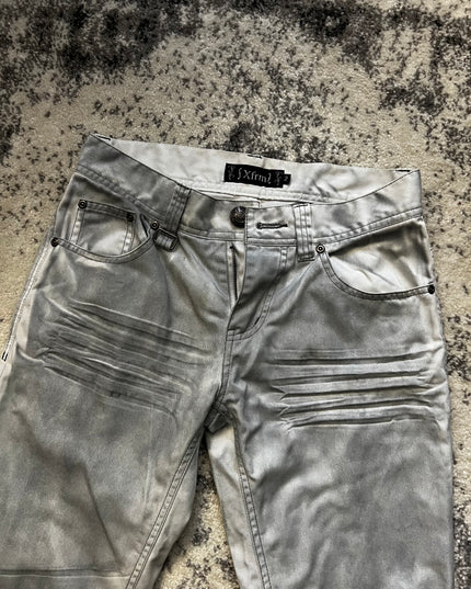 XFRM GREY FLARE DENIM