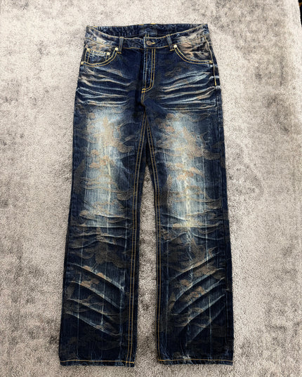 ETERNAL "WASHED INDIGO DAMAGE" DENIM (M)
