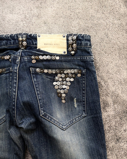 BUFFALO JEANS "RIOT STUD" DENIM