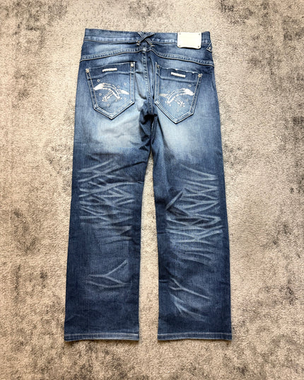RED PEPPER "FADE BLOOM" DENIM