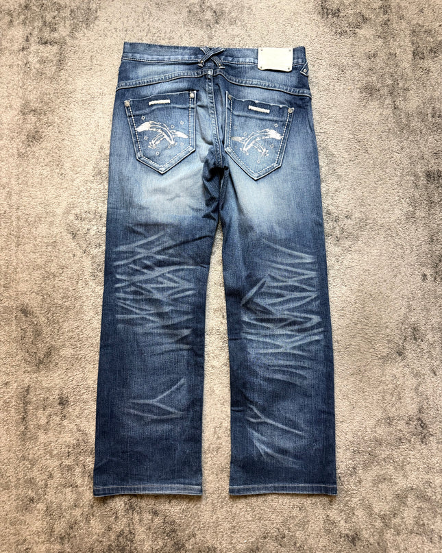 RED PEPPER "FADE BLOOM" DENIM