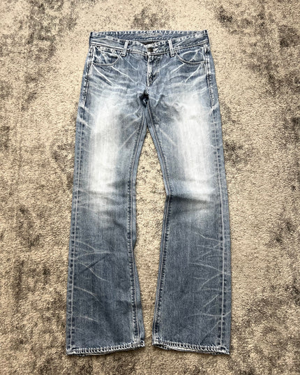 MURDER LICENSE "BLEACH PRISM STATIC" DENIM