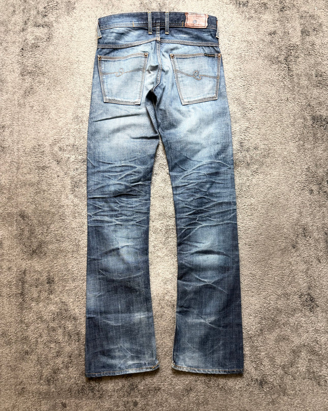 BLUE WAY "MIDNIGHT FADE 2" DENIM