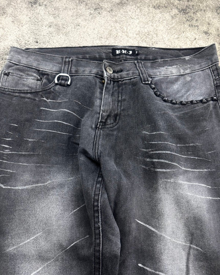 K.U.I "BLACK ASH" DENIM (M)