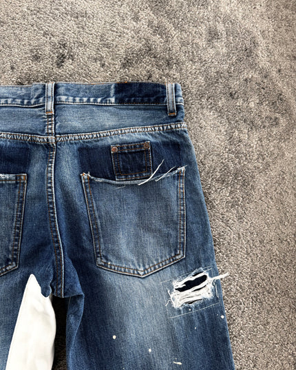 BONDS & PEACE "PATCHWORK DAMAGE" DENIM (S-M)