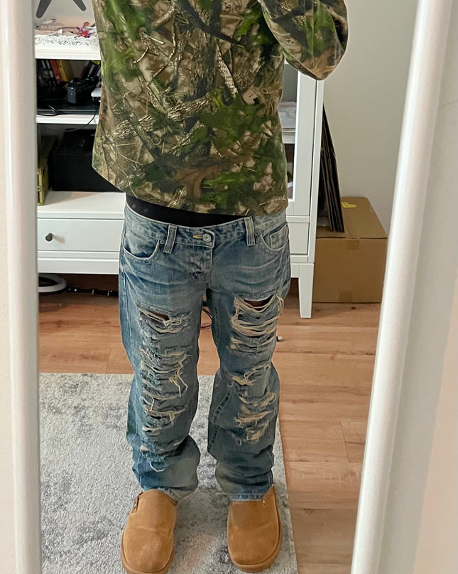 Hollis Japanese distressed denim
