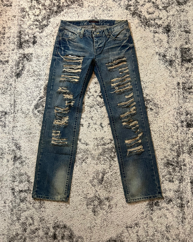 Hollis Japanese distressed denim
