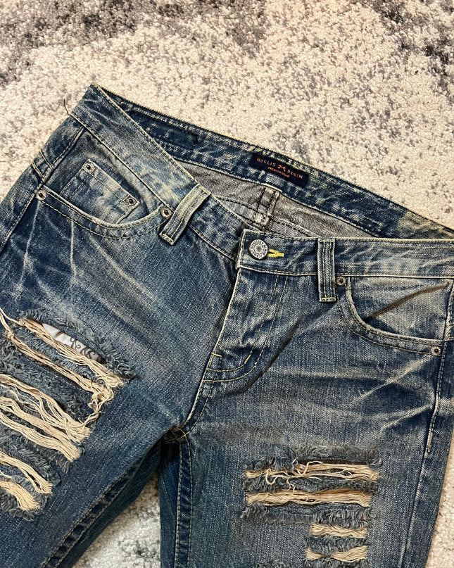 Hollis Japanese distressed denim