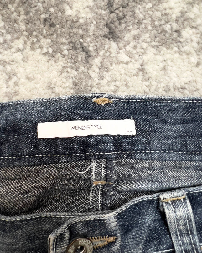 "MENZ STYLE" WHISKER WASH DENIM