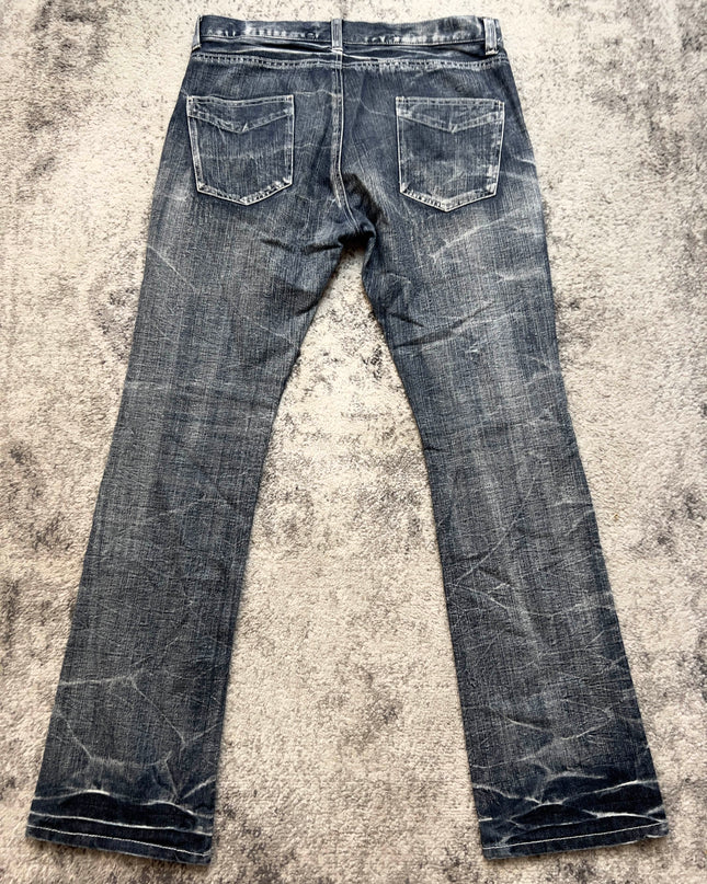 "MENZ STYLE" WHISKER WASH DENIM