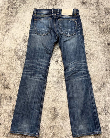 CULT OF INDIVIDUALITY RAW AND RIPPED DENIM