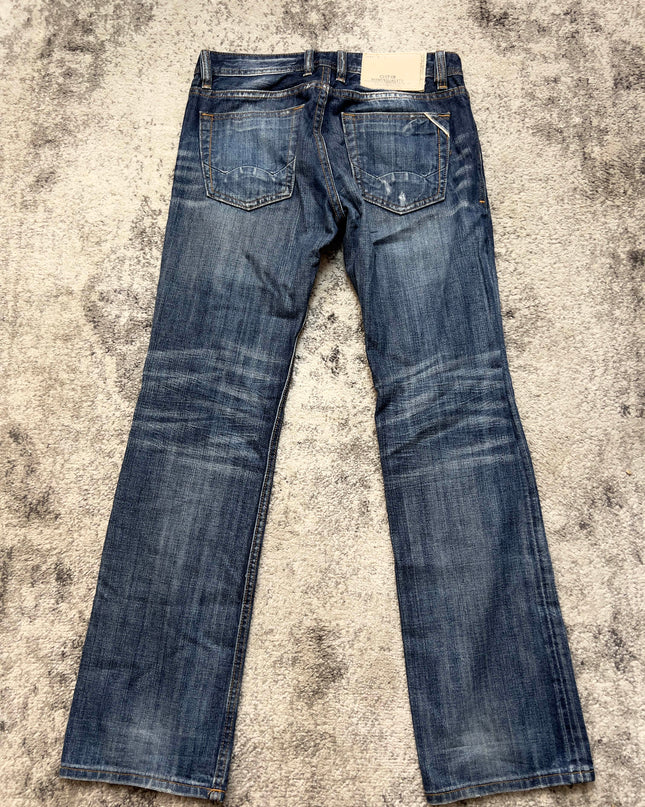 CULT OF INDIVIDUALITY RAW AND RIPPED DENIM