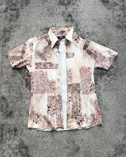 TORNADO MART RUST &amp; PETALS SHIRT