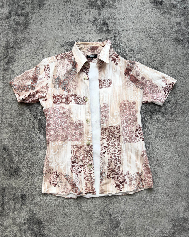 TORNADO MART RUST &amp; PETALS SHIRT