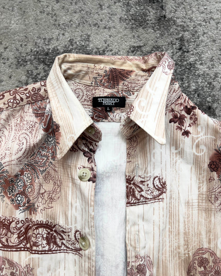 TORNADO MART RUST &amp; PETALS SHIRT