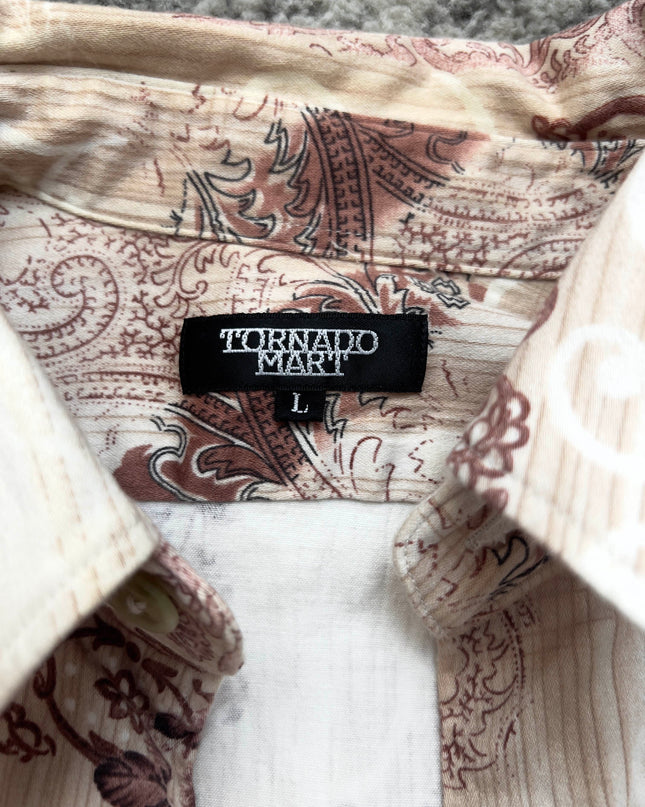 TORNADO MART RUST &amp; PETALS SHIRT