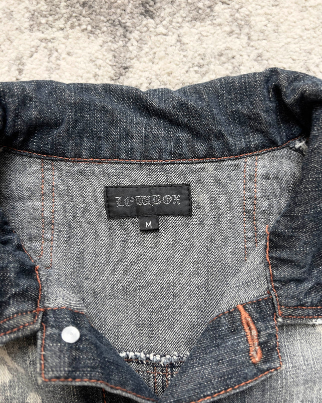 LOWBOX DECONSTRUCTED FADE DENIM JACKET