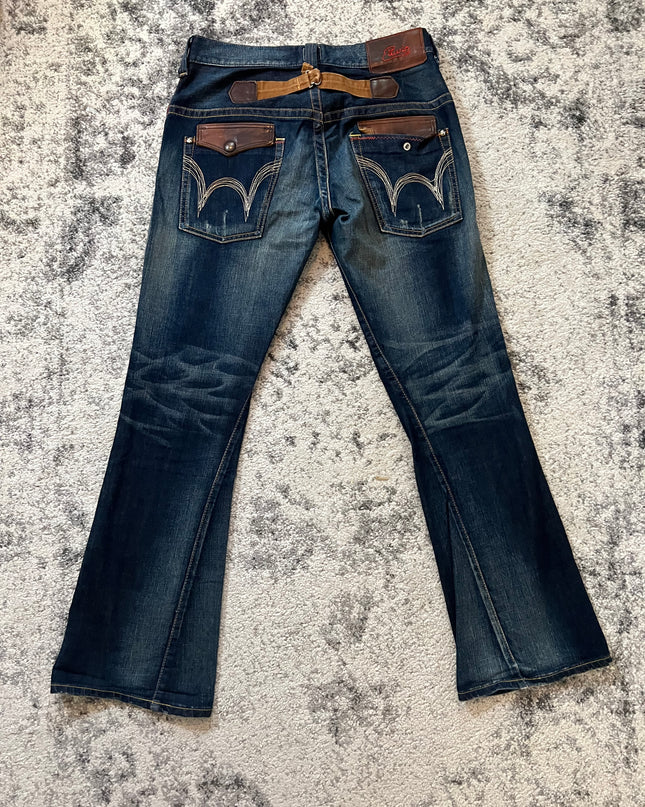 Blue Trip Japanese Flared Denim