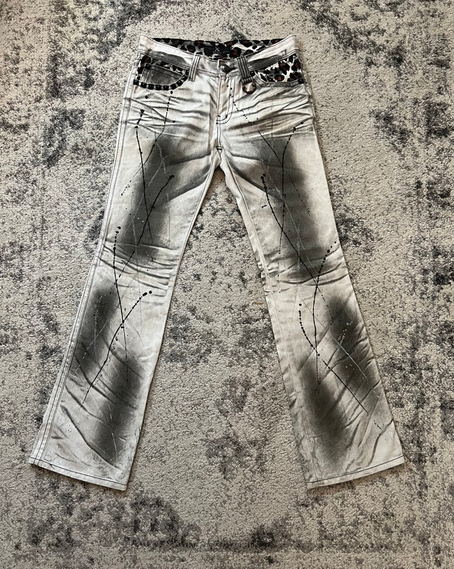 xfrm Japanese Flared Denim white