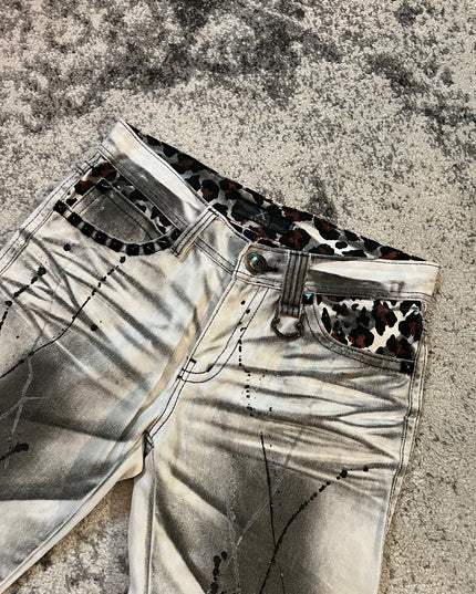 xfrm Japanese Flared Denim white