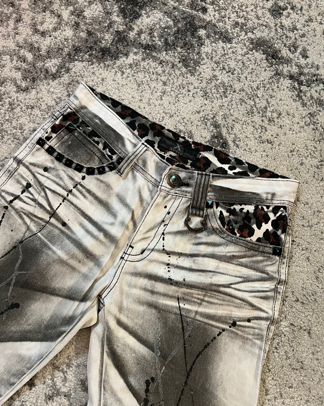 xfrm Japanese Flared Denim white
