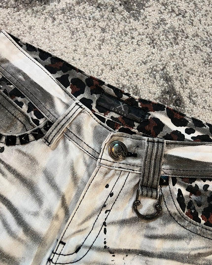 xfrm Japanese Flared Denim white