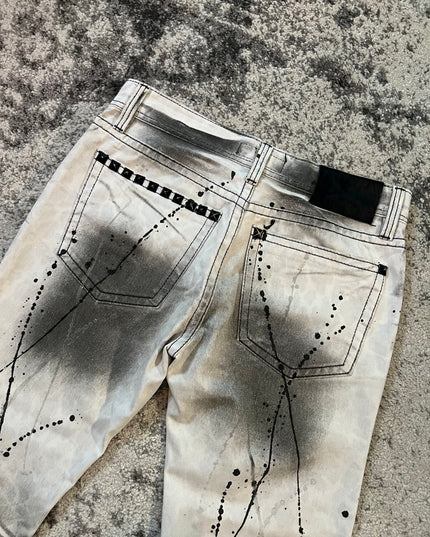 xfrm Japanese Flared Denim white